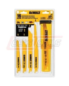 DEWALT DW4899-20 16-Piece Bi-Metal Reciprocating Saw Blade Set