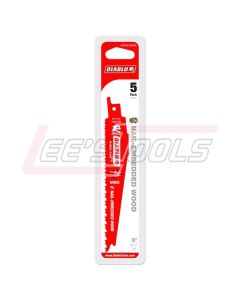 FREUD DS0612BW5 DIABLO Demo Demon 6" 6-12TPI (Full Body) 5 Pack