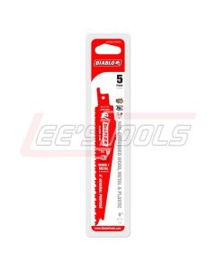 FREUD DS0614BGP5 DIABLO Demo Demon 6" 8/14 TPI (Full Body) - 5 Pack NEW