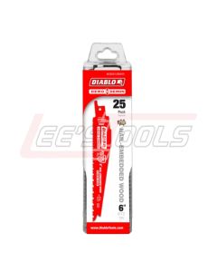FREUD DS0612BW25 DIABLO Demo Demon 6" 6-12TPI (Full Body) 25 Pack
