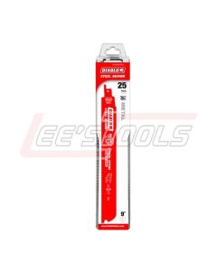 FREUD DS0920BF25 DIABLO Steel Demon 9" 20/24 TPI (Full Body) 25 Pack