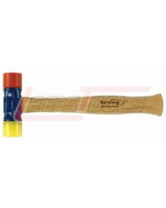 ESTWING DFH-12 12 oz Red and Yellow Rubber Mallet Hammer