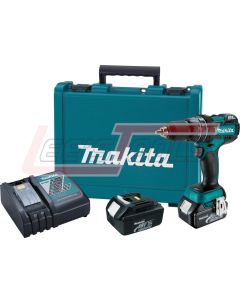MAKITA XPH06 18V LXT® Lithium-Ion Brushless Cordless 1/2" Hammer Driver-Drill Kit, 530 in. lbs. torque, 2-speed,