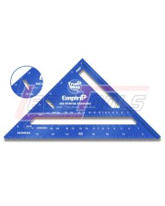 EMPIRE E2994 7" TRUE BLUE* Rafter Square with High Definition Laser Etched TeCNology