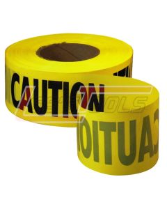 EMPIRE 77-1001 3" x 1000' - Empire Yellow Commercial Grade - Contractor - "Caution"
