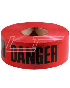 EMPIRE 77-1004 3" x 1000' - Empire Red Commercial Grade - Contractor - "Danger"