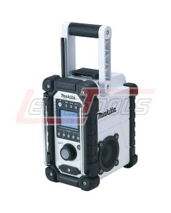 MAKITA XRM02W 18V Compact Lithium-Ion Cordless FM/AM Jobsite Radio - white (Tool only)