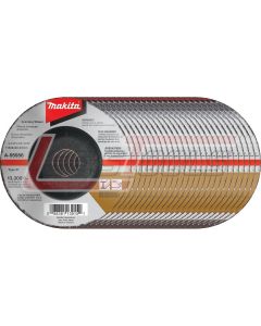 MAKITA A-95956-25 4-1/2" x 1/4" x 7/8" INOX Grinding Wheel, 36 Grit, 25pk