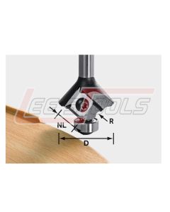 FESTOOL 499810 Router Bit Radius 1.5 mm, MFK700/KA65