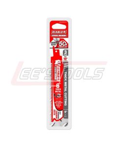 FREUD DS0608CF3 6 in. x 8 Teeth per in. Steel Demon Carbide Tipped Metal Cutting Reciprocating Blade 3 PACK