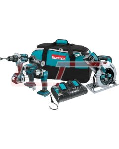 MAKITA XT439PM XSH01+XPH07+XDT04+DML802 Combo BL1840 3pcs.DC18RD