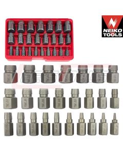 NEIKO TOOLS 04204A 25pc Multi-Spline Screw Extractor Set