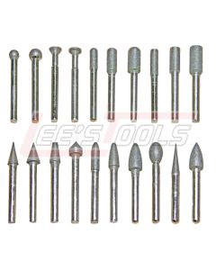 IMPORT DIAMOND TOOLS EBS20 20PC ELECTROPLATED BURRS KIT