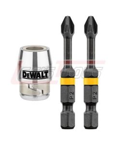 DEWALT DWA2PH2IR2S 2" Phillips #2 IMPACT READY  2pk w/sleeve