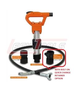 APT 18850-06 M43R .680 ROUND 3" STROKE 4 BOLT CHIPPING HAMMER W/BOLT ON QUICK CHANGE RETAINER