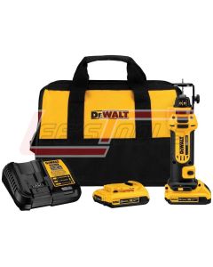 DEWALT DCS551D2 20V MAX* Lithium Ion Cordless Drywall Cut-out Tool (2.0Ah)