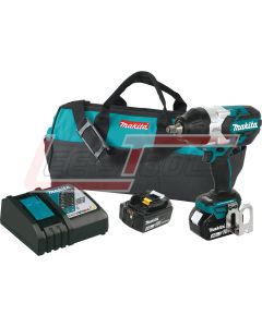 MAKITA XWT08M 18V LXT® Lithium-Ion Brushless Cordless High Torque 1/2" Sq. Drive Impact Wrench w/ Friction Ring An