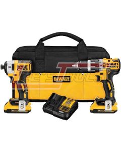 DEWALT DCK287D2 20V MAX XR BL COMPACT HD & IMPACT COMBO