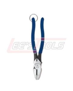 KLEIN D213-9NETT Pliers, High Leverage Side Cutters, Tether Ring