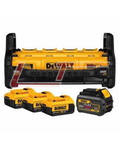 DEWALT DCB1800M3T1 PORTABLE POWER STATION (W/3 4AH AND 1 6AH BATTERIES)