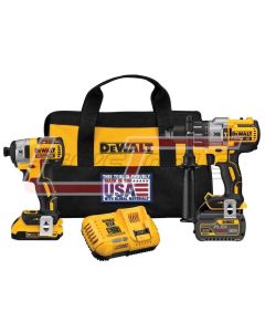DEWALT DCK299D1T1 FLEXVOLT HAMMERDRILL & IMPACT KIT