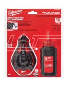 MILWAUKEE 48-22-3986 100' BOLD LINE CHALK N REEL W RED