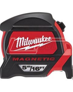MILWAUKEE 48-22-7216 5m/16ft Premium Magnetic Tape Measure