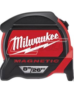 MILWAUKEE 48-22-7225 8m/26ft Premium Magnetic Tape Measure