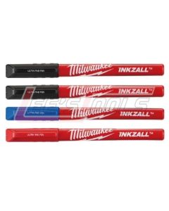 MILWAUKEE 48-22-3165 4PK INKZALL™ Color Ultra Fine Point Pens