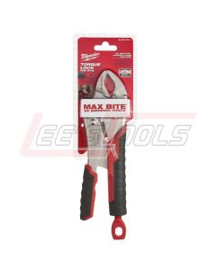 MILWAUKEE 48-22-3710 10" GRIPPED CURVED JAW LOCKING PLIERS WITH MAX BITE™