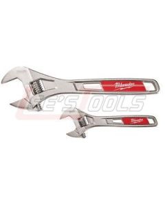 MILWAUKEE 48-22-7400 Adjustable Wrench 2 PK. 6" & 10"