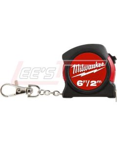 MILWAUKEE 48-22-5506 6ft / 2M KEYCHAIN TAPE MEASURE (Bulk)
