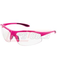 ERB SAFETY 18620 Ella Girl Power At WorkTM - Pink FRAME - Clear Anti-Fog LENS - Safety Glasses