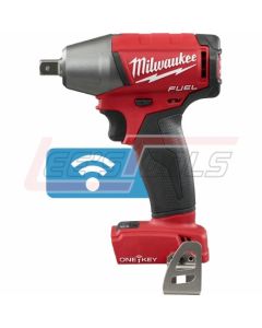 MILWAUKEE 2759-20 M18 FUEL(tm) 1/2" Compact Impact Wrench w/ Pin Detent with ONE-KEY™ (Bare Tool)