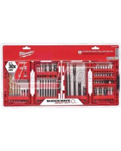 MILWAUKEE 48-32-4017 Shockwave Impact Duty Drill and Drive Set (56-Piece)