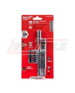 MILWAUKEE 48-32-4513 Shockwave Impact Duty Driver Bit Set (10-Piece)