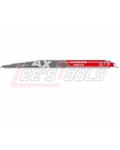 MILWAUKEE 48-00-5227 THE AX WITH CARBIDE TEETH SAWZALL BLADE 12" 5T
