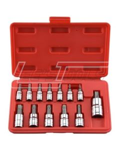 NEIKO TOOLS DM10073 Demeter Tools 13 Pc Torx Socket/Bit Set 1/4", 3/8" & 1/2" Drive - Tamper Proof