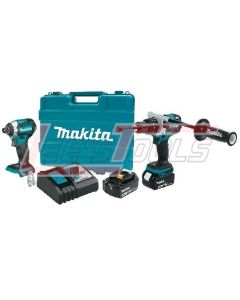 MAKITA XT267M 18V LXT® Lithium-Ion Brushless Cordless 2 Pc. Combo Kit XPH07, XDT13Z, case (4.0Ah)