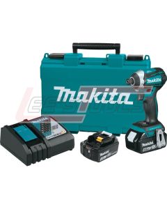 MAKITA XDT14M 18V LXT® Lithium-Ion Brushless Cordless Quick-Shift Mode™ 3-Speed Impact Driver Kit, case (4.0Ah)