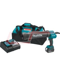 MAKITA XGC01T1C 18V LXT® Lithium-Ion Cordless 29 oz. Caulk and Adhesive Gun Kit, with one battery, bag (5.0Ah)