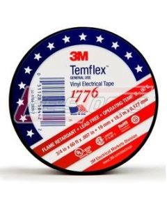 3M 1776-3/4x60FT 3M(TM) Temflex(TM) Vinyl Electrical Tape 1776-3/4"x60FT