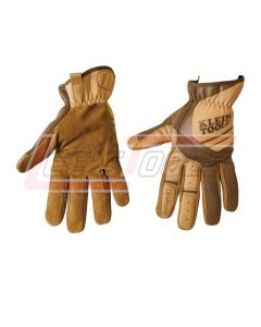 KLEIN 40227 Journeyman Leather Utility Gloves, Large