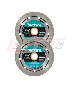 MAKITA A-97617 4-1/2" Diamond Blade, Turbo, General Purpose, 2/pk