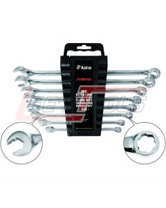 ASTRO PNEUMATIC 7180XL 8pc Extra Long Damaged Fastener Flank Bite Combination Wrench Set - SAE