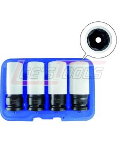 ASTRO PNEUMATIC 7404 Flank Bite Damaged Lug Nut Socket Set w/ Spinning Protective Sleeves
