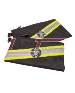 KLEIN 55599 High Visibility Zipper Bags, 2-Pack