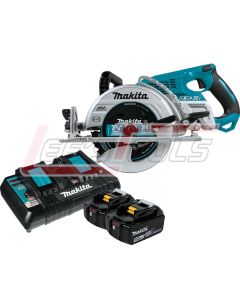 MAKITA XSR01PT 18V X2 LXR 36V BL CORDLESS 7-1/4" Rear Handle Circular Saw KIT