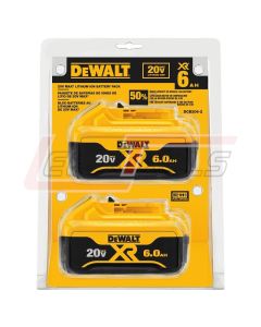 DEWALT DCB206-2 20V MAX PREMIUM XR 6.0AH LITHIUM ION BATTERY PACK