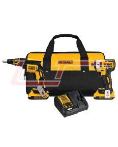 DEWALT DCK267D2 20V SCREWGUN & IMPACT COMBO KIT (2.0AH)